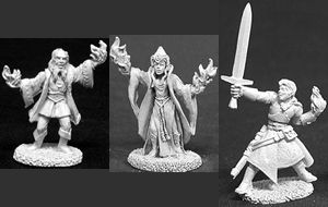 DHL Classics: Fire Wizards (3) (OOP), 3454 Reaper Miniatures, Inc.