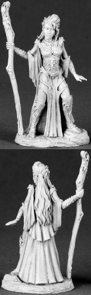 Autumn Bronzeleaf, Female Elf Wizard, 3492 Reaper Miniatures, Inc.
