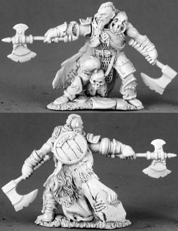 Castrus Vile, Evil Mercenary Warrior (OOP), 3496 Reaper Miniatures, Inc.