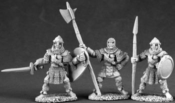 Men At Arms (3), 3509 Reaper Miniatures, Inc.