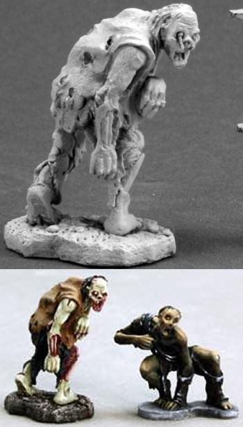 Ronnie and Reggie, Zombies (2), 3601 Reaper Miniatures, Inc.