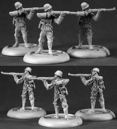 Kroid Zombie Infantrymen (3) (Discontinued), 37006 Reaper Miniatures, Inc.