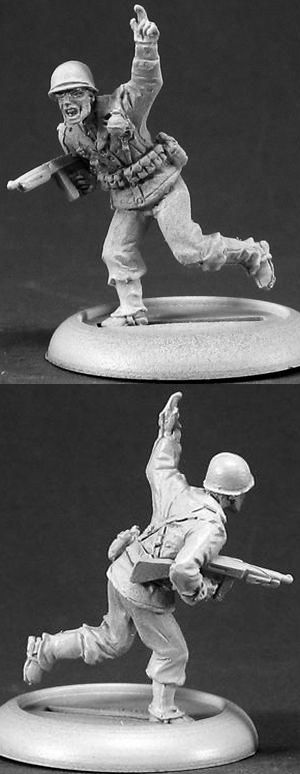 American NCO with Tommy Gun, 37009 Reaper Miniatures, Inc.