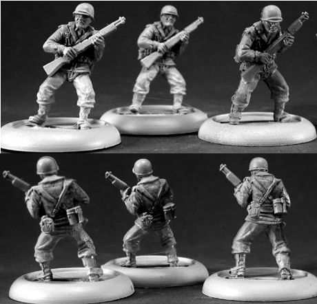 American Infantry (3), 37011 Reaper Miniatures, Inc.