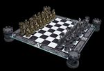 Castle Tower Chess Set & Board