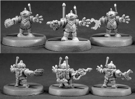 Tool Bots (3), 50015 Reaper Miniatures, Inc.