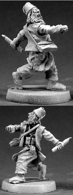 Ned Lewinsky, Mad Bomber (OOP), 50019 Reaper Miniatures, Inc.