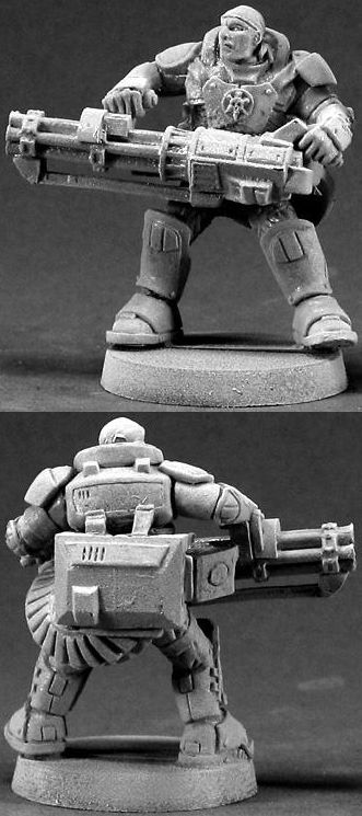 Reggie Van Zandt, Space Marine, 50022 Reaper Miniatures, Inc.