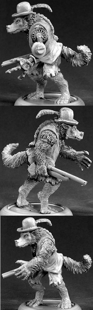 Jesse Moonwalker, Werewolf Tracker (OOP), 50045 Reaper Miniatures, Inc.