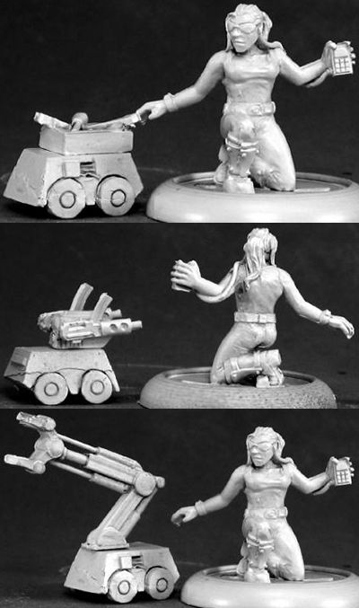 Briony, Cybertechnician (OOP), 50064 Reaper Miniatures, Inc.