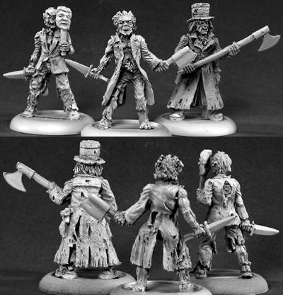 Urban Zombies (3), 50066 Reaper Miniatures, Inc.