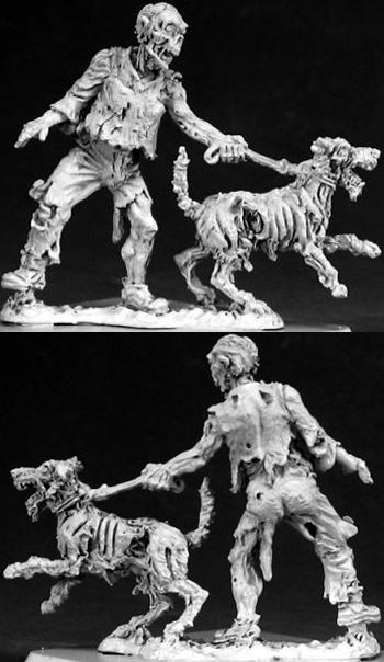 Zombie Dog Handler, 50069 Reaper Miniatures, Inc.