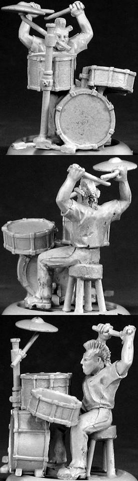 Toad, Punk Rock Drummer (OOP), 50070 Reaper Miniatures, Inc.