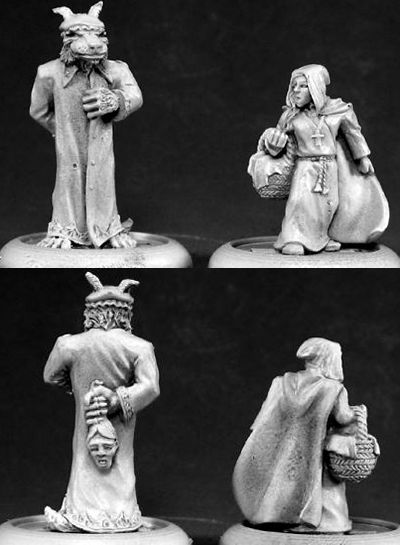 Red Riding Hood and Big Bad Wolf (2), 50073 Reaper Miniatures, Inc.