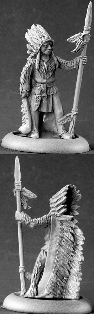 Native American Chieftain, 50113 Reaper Miniatures, Inc.