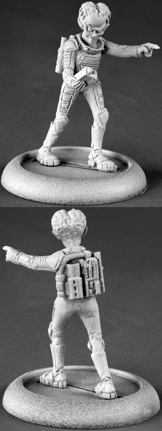 Alien Overlord with Tracker (Scanner), 50144 Reaper Miniatures, Inc.