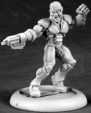 Slade, Cyborg Hero, 50160 Reaper Miniatures, Inc.