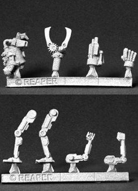 Cyborg Parts (8), 50201 Reaper Miniatures, Inc.