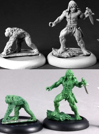Lord of the Jungle and Familiar, 50237 Reaper Miniatures, Inc.