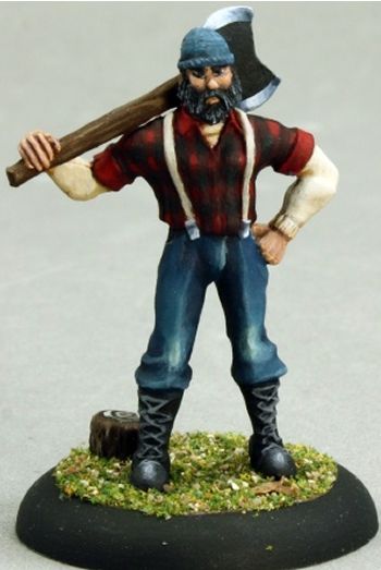 Bill Foster, Lumberjack, 50268 Reaper Miniatures, Inc.