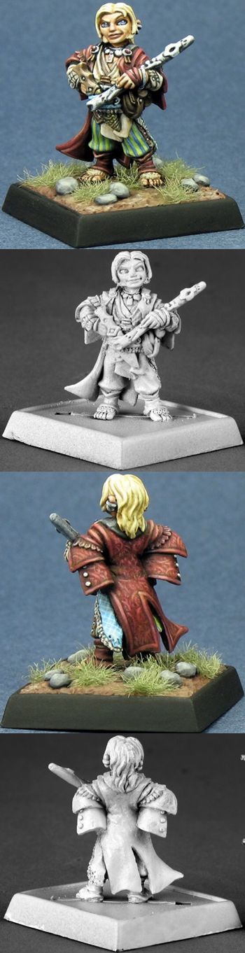 Lem, Iconic Halfling Bard, 60011 Reaper Miniatures, Inc.