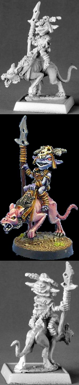 Goblin Commando on Dog, 60014 Reaper Miniatures, Inc.