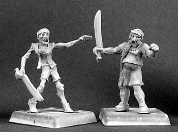 Zombie Recruits (9) (OOP), 6154 Reaper Miniatures, Inc.