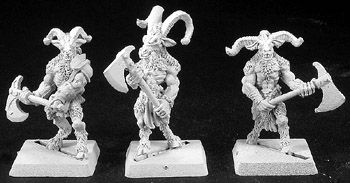 Beastmen Woodcutters(8) (OOP), 6161 Reaper Miniatures, Inc.