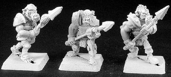 Bull Orc Hunters (9) (OOP), 6165 Reaper Miniatures, Inc.