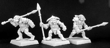 Orc Spearbearers (9) (OOP), 6171 Reaper Miniatures, Inc.
