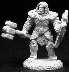 Thomas Hammerfist, Paladin, 65033 Reaper Miniatures, Inc.