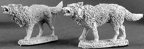 Dire Wolves (2), 65058 Reaper Miniatures, Inc.