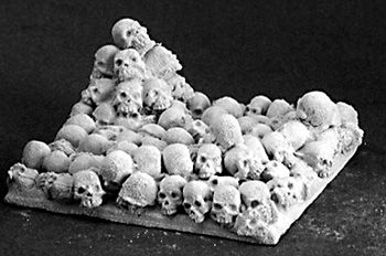 40mm Square Skull Bases (2), 74022 Reaper Miniatures, Inc.