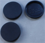 1" Round Plastic RPG Base (20)