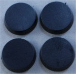 20mm Round Plastic Flat Top Base (25)