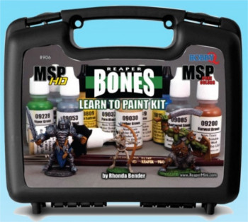 ReaperBONES Learn to Paint Kit: Basic Techniques Base Coats, Washing and Drybrushing, 8906 Reaper Miniatures, Inc.