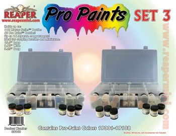 Pro Paint Set 3 (19001 - 19108) (Discontinued), 9960 Reaper Miniatures, Inc.