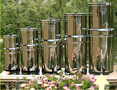 Crown Berkey - Water PURIFIER w/Black Berkey Purification Elements, BK8-CRN8-BB Berkey