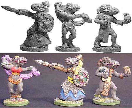 Dark Troll Specialists (3), HQ3012 Lance & Laser