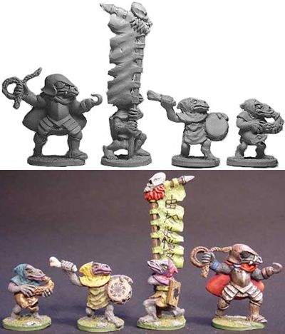Troll Command Group (4), HQ3015 Lance & Laser