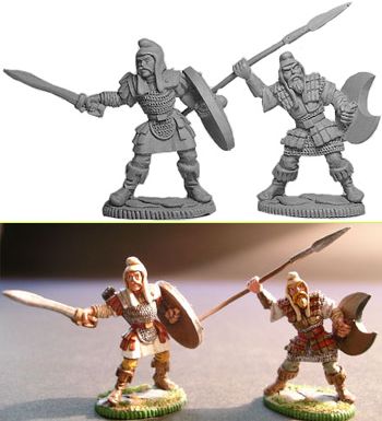 Aggar Warriors (2), HQ3061 Lance & Laser
