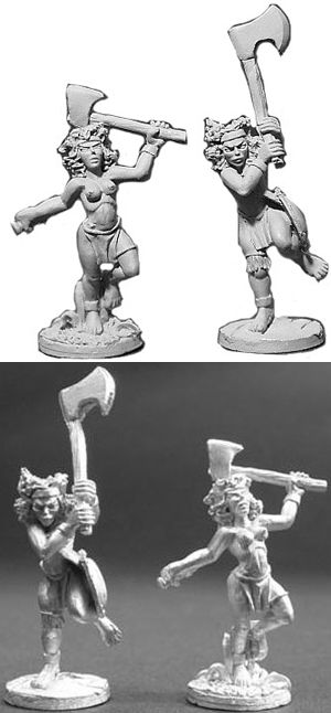 Berserk Earth Warriors (2), HQ3072 Lance & Laser