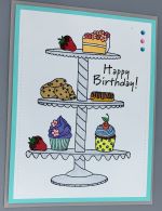 Birthday Female, Dessert Tier