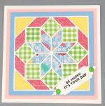 Birthday Female, Flowerburst Quilt, Pink