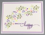 Birthday Female, Tiny Flower Spray