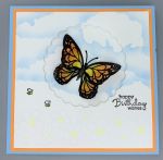 Birthday Female Monarch Butterfly Spinner