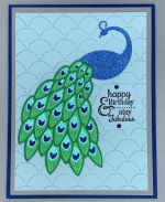 Birthday Female, Fabulous Peacock