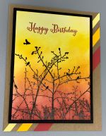 Birthday Male, Sunset Silhouette, Christian