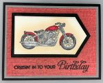 Birthday Male, Red Motorcycle