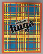 Birthday Male, Russet, Teal, Gold Plaid